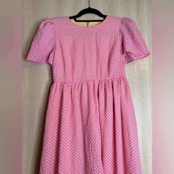 Maison Amory Pink Polka Dot Dress - Picture 4 of 6